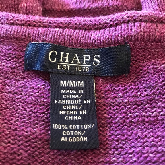 Chaps 100% cotton sweater - Picture 3 of 3